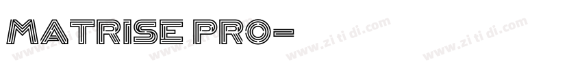 Matrise Pro字体转换